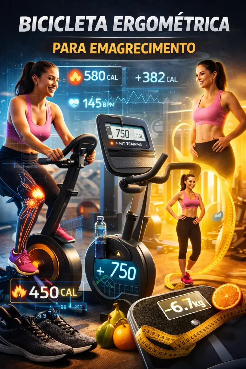 Bicicleta Ergométrica Emagrece? Quantas Calorias Queima + Como Escolher a Ideal em 2026
