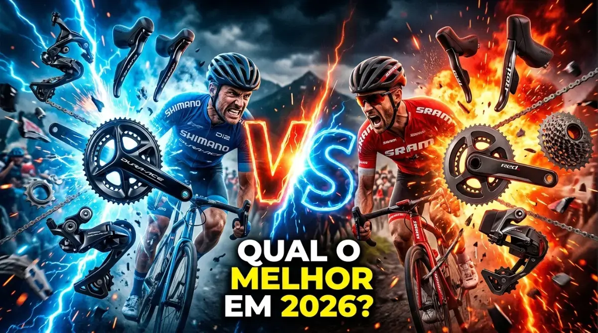 Shimano ou Sram: qual o melhor em 2026?