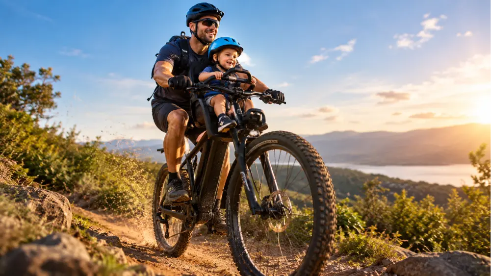 Cadeirinha para bicicleta: dianteira ou traseira? Como escolher com segurança